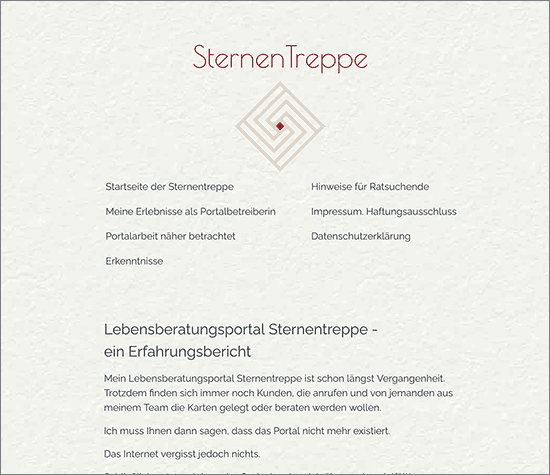 Meine Website www.sternentreppe.de